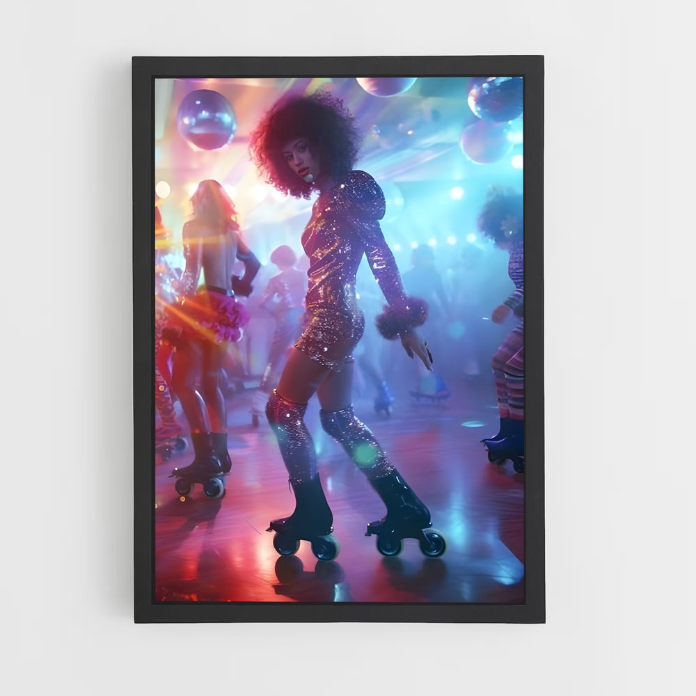 Poster Disco Fever Roller (vue 2)